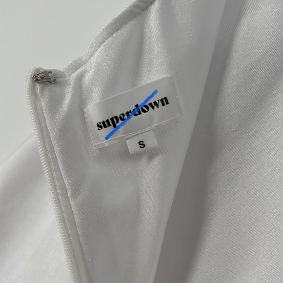 superdown Kiki Strappy Mini Dress in White - Picture 11 of 11